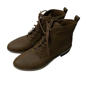 Cliffs by White Mountain‎ Women's "The Eligible" Lace Up Booties Tan Size 10 M